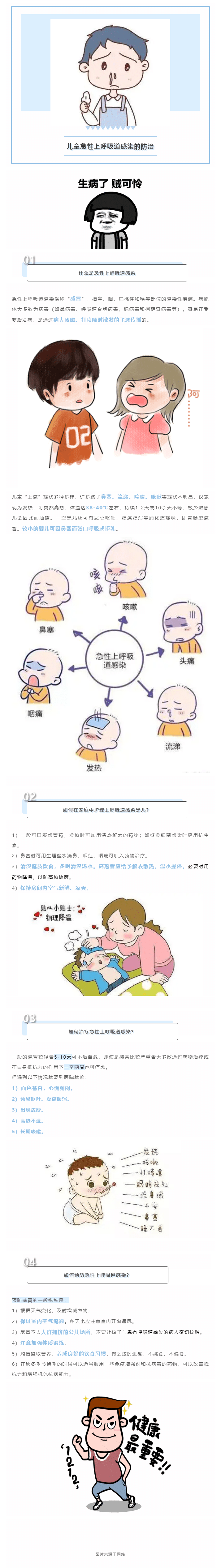 【科普】孩子感冒别大意，可能是急性上呼吸道感染！