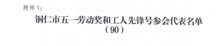 【喜报】铜仁市“工人先锋号”！为这个集体点赞！